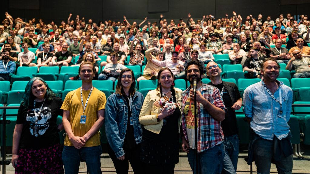 The Forbidden Worlds Film Festival team and the IMAX cinema audience