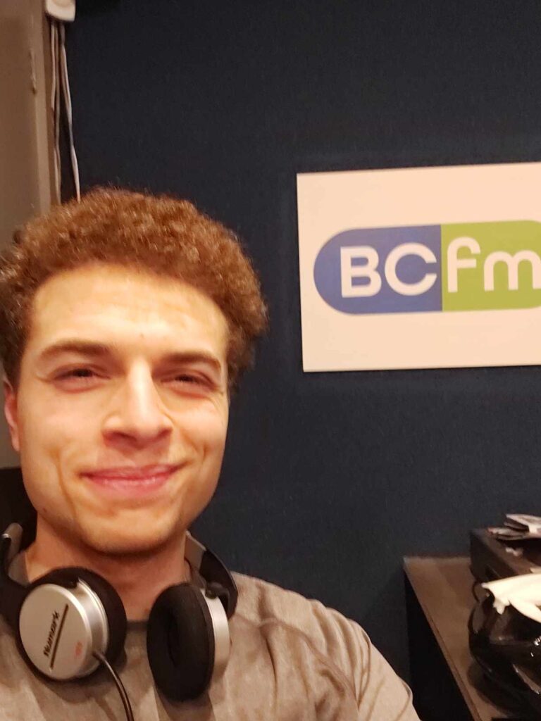 Nathan at BCfm Radio station